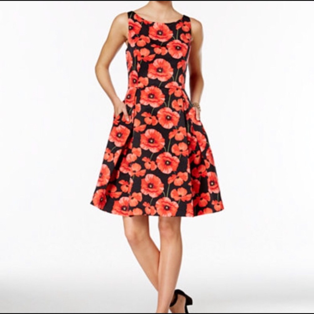 Tommy Hilfiger Red Poppy Dress - Size 10